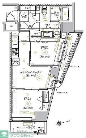 RELUXIA墨田八広の物件間取画像